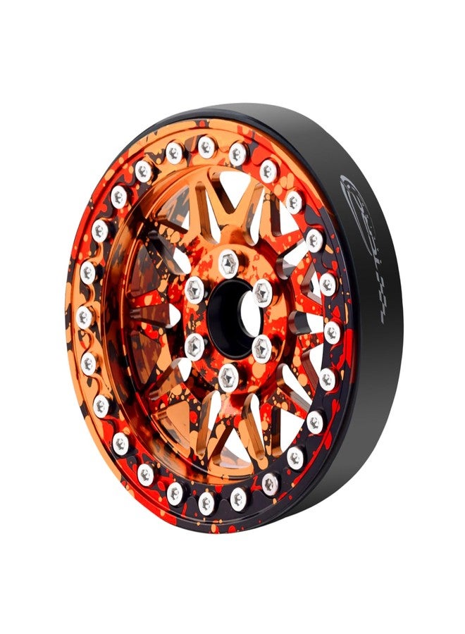TCRC 4PCS Splash Anodizing Aluminum 2.2 Inch Beadlock Wheels Hubs for Axial SCX10 Wraith RR10 YETI TRX4 VS4-10 Redcat Gen8 D90 1/10 RC Crawler Car Upgrades - Image 4